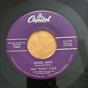 Purple Vinyl Record by Capitol Records